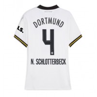 Camiseta Borussia Dortmund Nico Schlotterbeck #4 Tercera Equipación Replica 2024-25 para mujer mangas cortas